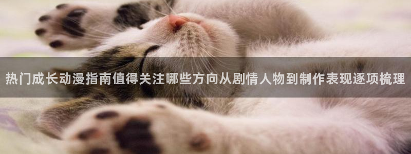 age动漫下载并安装：热门成长动漫指南值得关注哪些方向从剧情人物到制作表现逐项梳理配图