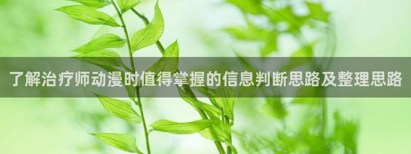 age动漫手机下载:了解治疗师动漫时值得掌握的信息判断思路及整理思路配图