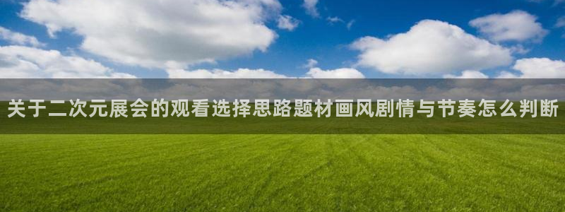 AGE在线动漫下载:关于二次元展会的观看选择思路题材画风剧情与节奏怎么判断配图
